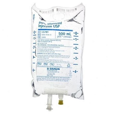 Mannitol %20 500 Ml Sol Setsiz Sise