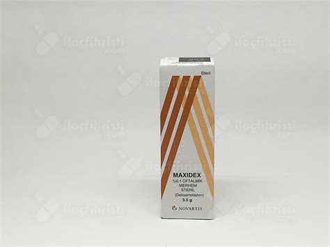 Maxidex %0,1 Steril Oft. Pomad (3,5 G)
