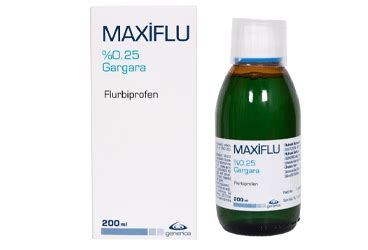 Maxiflu %0,25 Gargara (200 Ml, 1 Sise)