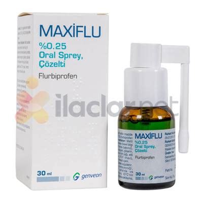 Maxiflu %0,25 Oral Sprey, Cozelti (30 Ml, 1 Sise)