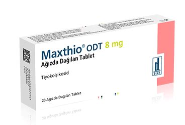 Maxthio Odt 8 Mg Agizda Dagilan 10 Tablet