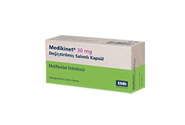 Medikinet 30 Mg Degistirilmis Salimli Kapsul (30 Kapsul)