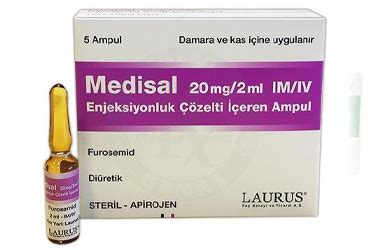 Medisal 20 Mg/2 Ml Im/iv Enjeksiyonluk Cozelti Iceren 5 Ampul