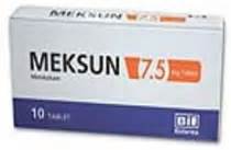 Meksun 7,5 Mg 10 Tablet