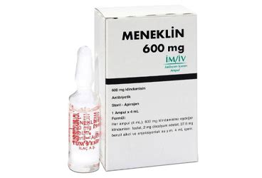 Meneklin 600 Mg 1 Ampul
