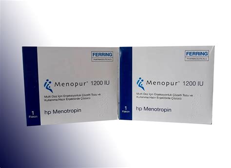 Menopur 1200 Iu Multi Doz Icin Sc Enjeksiyonluk Cozelti Tozu Iceren Flakon Ve Kullanima Hazir Enjektorde Cozucu (1 Adet Flakon + 2 Adet Kullanima Hazir Enjektor)