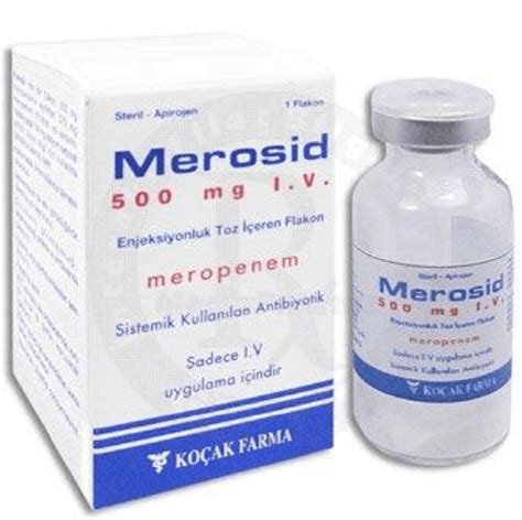 Merosid 1 Gr Iv Enjektabl Toz Iceren 1 Flakon