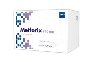 Metforix 850 Mg Film Kapli Tablet (100 Tablet)