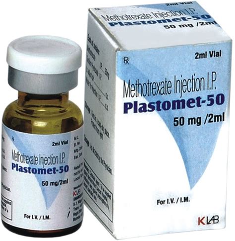 Methotrexate 50 Mg 1 Ampul