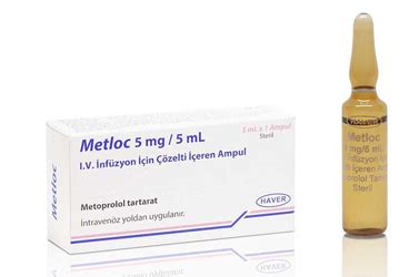 Metloc 5 Mg/5 Ml Iv Infuzyon Icin Cozelti Iceren 1 Ampul