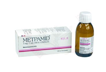 Metpamid 5 Mg/5 Ml Oral Cozelti (125 Ml Sise)