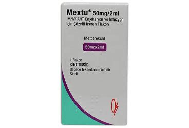 Mextu 50 Mg/2 Ml Im/iv/it Enjeksiyon Ve Infuzyon Icin Cozelti Iceren 1 Flakon