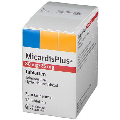 Micator Plus 80/25 Mg 28 Tablet