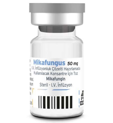Mikafungus 50 Mg I.v. Infuzyonluk Cozelti Hazirlamak Icin Toz 1 Flakon