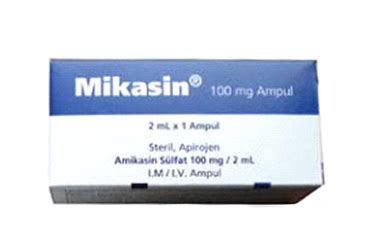 Mikasin 100 Mg/2 Ml Im/iv 1 Ampul