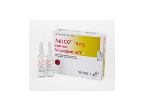 Miloz 15 Mg/3ml 5 Ampul