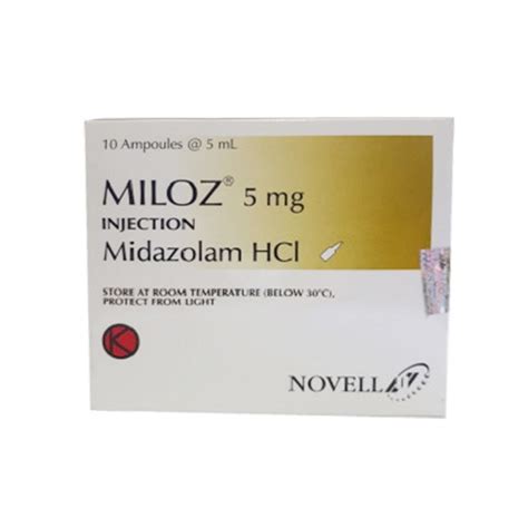Miloz 5 Mg/5ml 10 Ampul