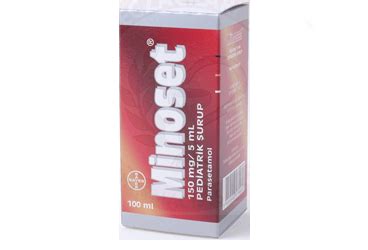 Minoset 150mg/5 Ml 100 Ml Pediatrik Surup