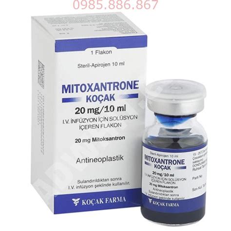 Mitoxantrone-kocak 20 Mg/10 Ml Iv Infuzyonluk Cozelti Iceren Flakon