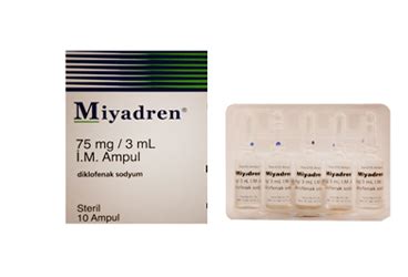 Miyadren 75 Mg/3 Ml 4 Ampul