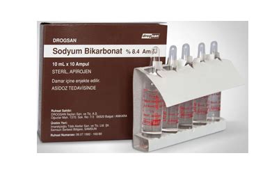 Molar Sodyum Bikar. 10 Ml 10 Ampul