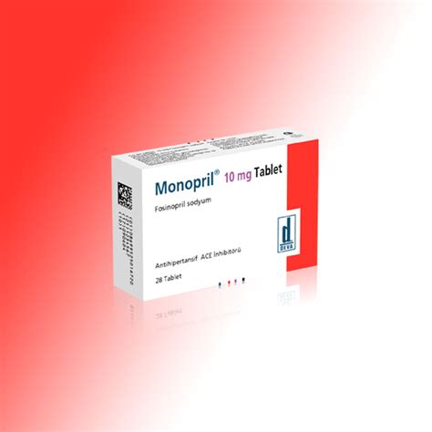 Monopril 10 Mg 28 Tablet