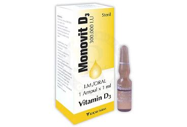 Monovit D3 300.000 Iu/ml I.m./oral Cozelti (1 Ampul)