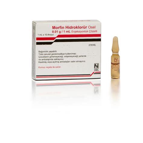 Morfin Hidroklorur 0,01 Gr/1 Ml 1mlx10 Ampul