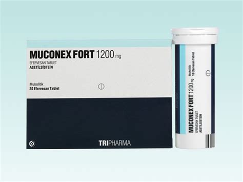 Muconex Fort 1200 Mg 20 Efervesan Tablet