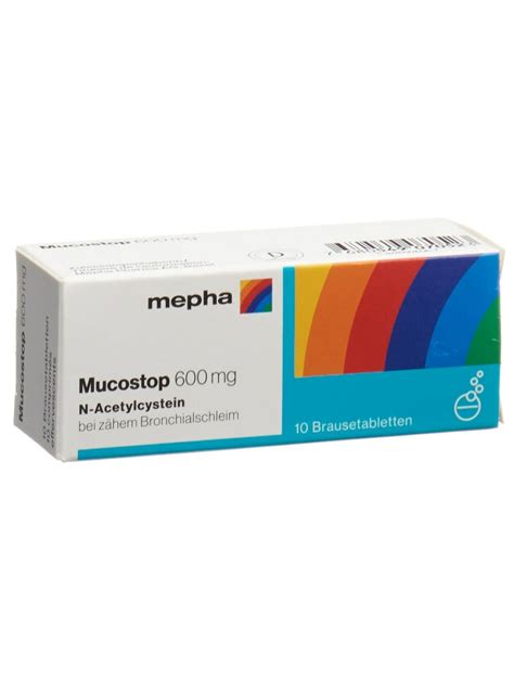 Mucostop 600 Mg 10 Sase
