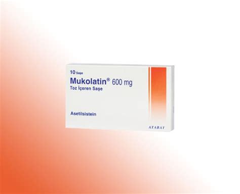 Mukolatin 600 Mg 10 Sase