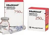 Multisef 750 Mg Im Enjeksiyonluk Toz Iceren Flakon (1 Flakon, 1 Ampul)