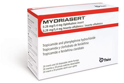 Mydriasert 0,28 Mg/ 5,4 Mg Goz Inserti (20 Insert)