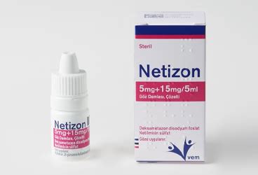 Netizon 5 Mg + 15 Mg/5 Ml Goz Damlasi, Cozelti