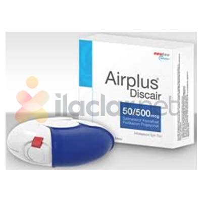 Neuair Discair 50 Mcg/500 Mcg Inhalasyon Tozu,
Bolunmus Dozlu (60 Doz)