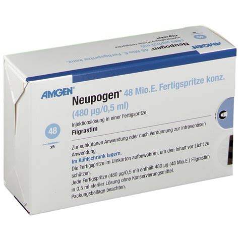 Neupogen 48 Miu/0,5 Ml Enjeksiyona Hazir 5 Siringa