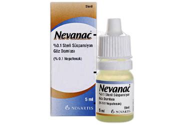 Nevanac %0,1 Steril Suspansiyon Goz Damlasi 5 Ml