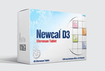 Newcal D3 90 Efervesan Tablet
