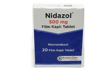 Nidazol 500 Mg Film Kapli Tablet (20 Tablet)