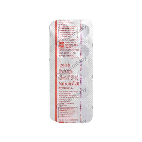 Nitrofix-tm Sr 5 Mg 20 Tablet