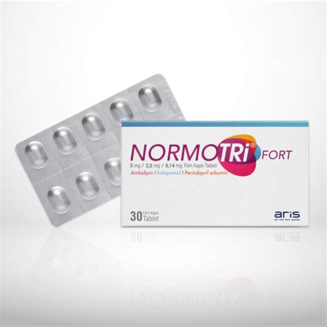 Normotri Fort 5 Mg/2,5 Mg/8,14 Mg Film Kapli Tablet