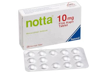 Notta 10 Mg Film Kapli Tablet (28 Tablet)