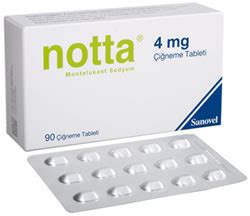 Notta 4 Mg 90 Cigneme Tableti