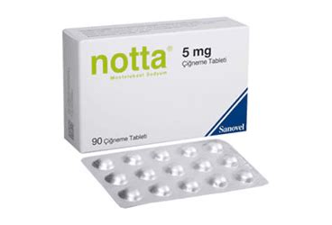 Notta 5 Mg 90 Cigneme Tableti