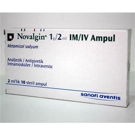 Novalgin 2 Ml 10 Ampul