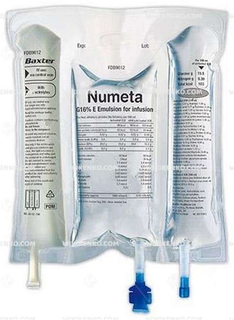 Numeta Ped G19 %e Infuzyon Icin Emulsiyon, 1000 Ml