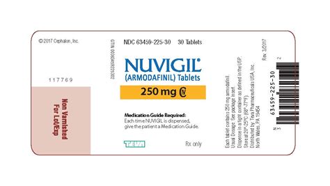 Nuvigil 250 Mg 30 Tablet