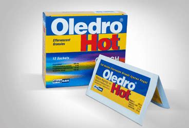 Oledro Hot Tek Dozluk Efervesan Granul Iceren 6 Poset