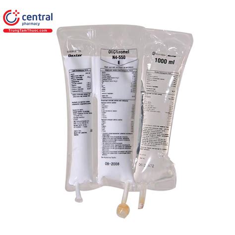 Oliclinomel N4-550e Infuzyonluk Elektrolitli Amino Asit Cozeltisi, Glukoz Cozeltisi, Lipid Emulsiyonu (1000 Ml)
