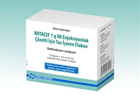 Onceft 1 G Im Enjkesiyonluk Cozelti Hazirlamak Icin Toz Ve Cozucu (1 Flakon)